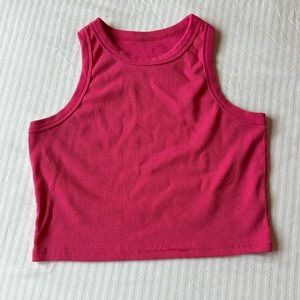 Hot pink tank